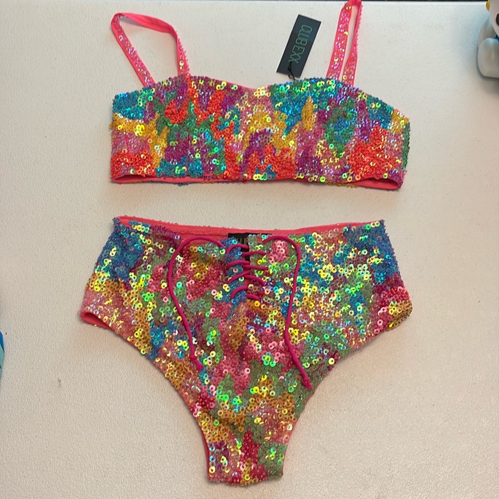 NWT Club EXX Dolls Kill Rave Set